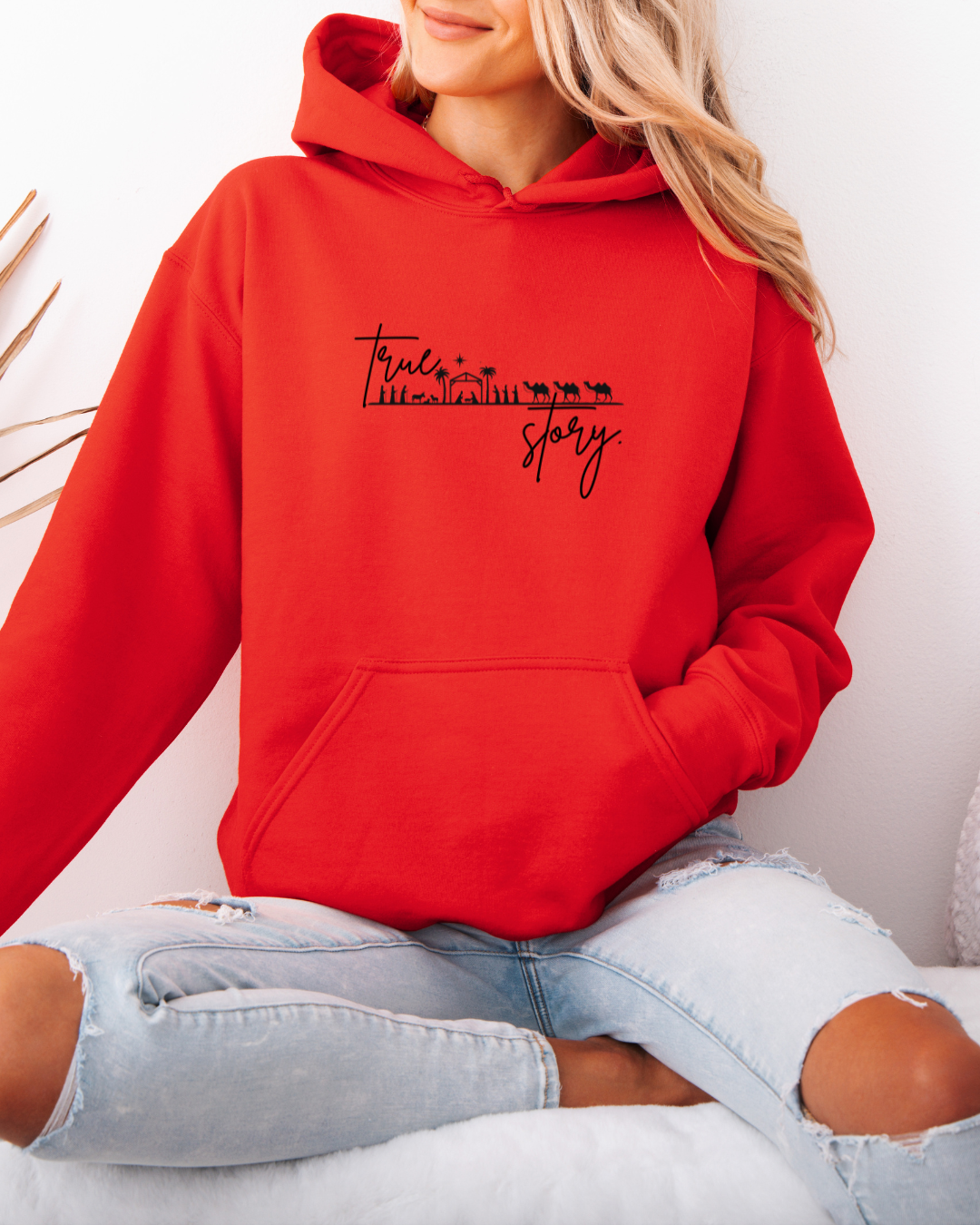 "True Story" (Heavy Blend Unisex Hoodie)