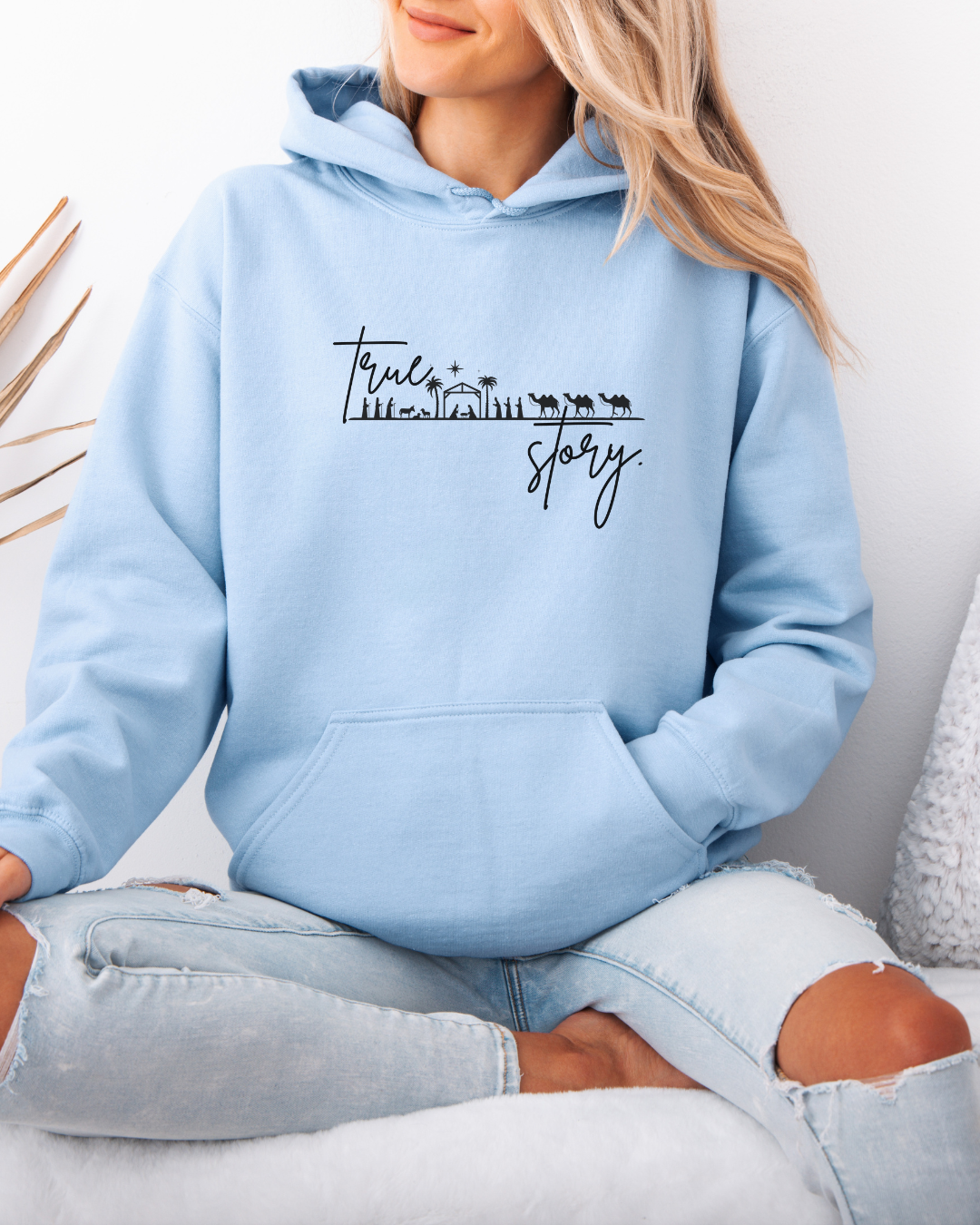 "True Story" (Heavy Blend Unisex Hoodie)