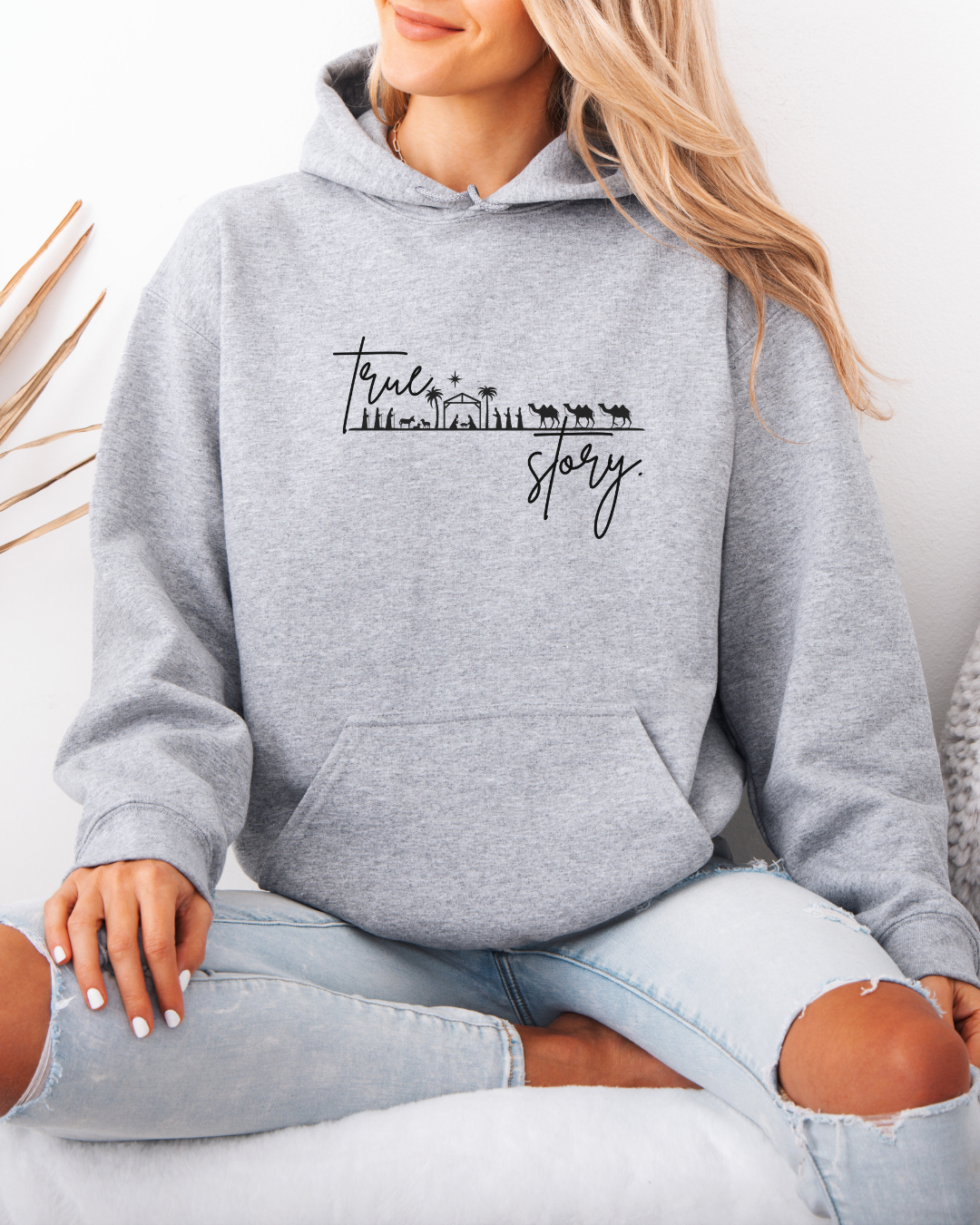 "True Story" (Heavy Blend Unisex Hoodie)