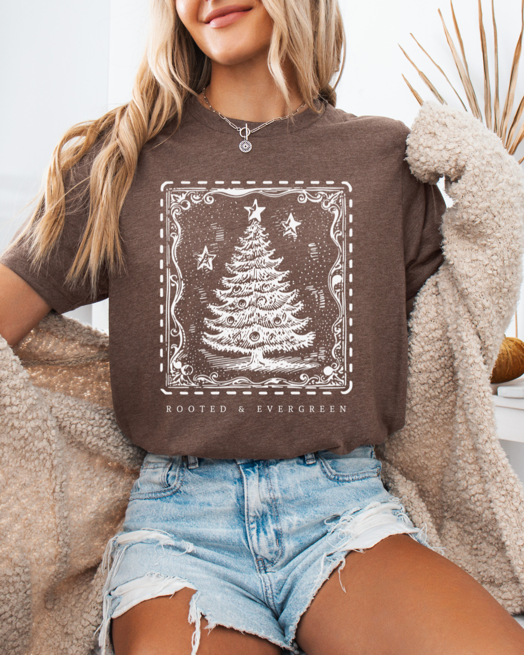 Evergreen Christmas Tree (Unisex Jersey Short Sleeve)