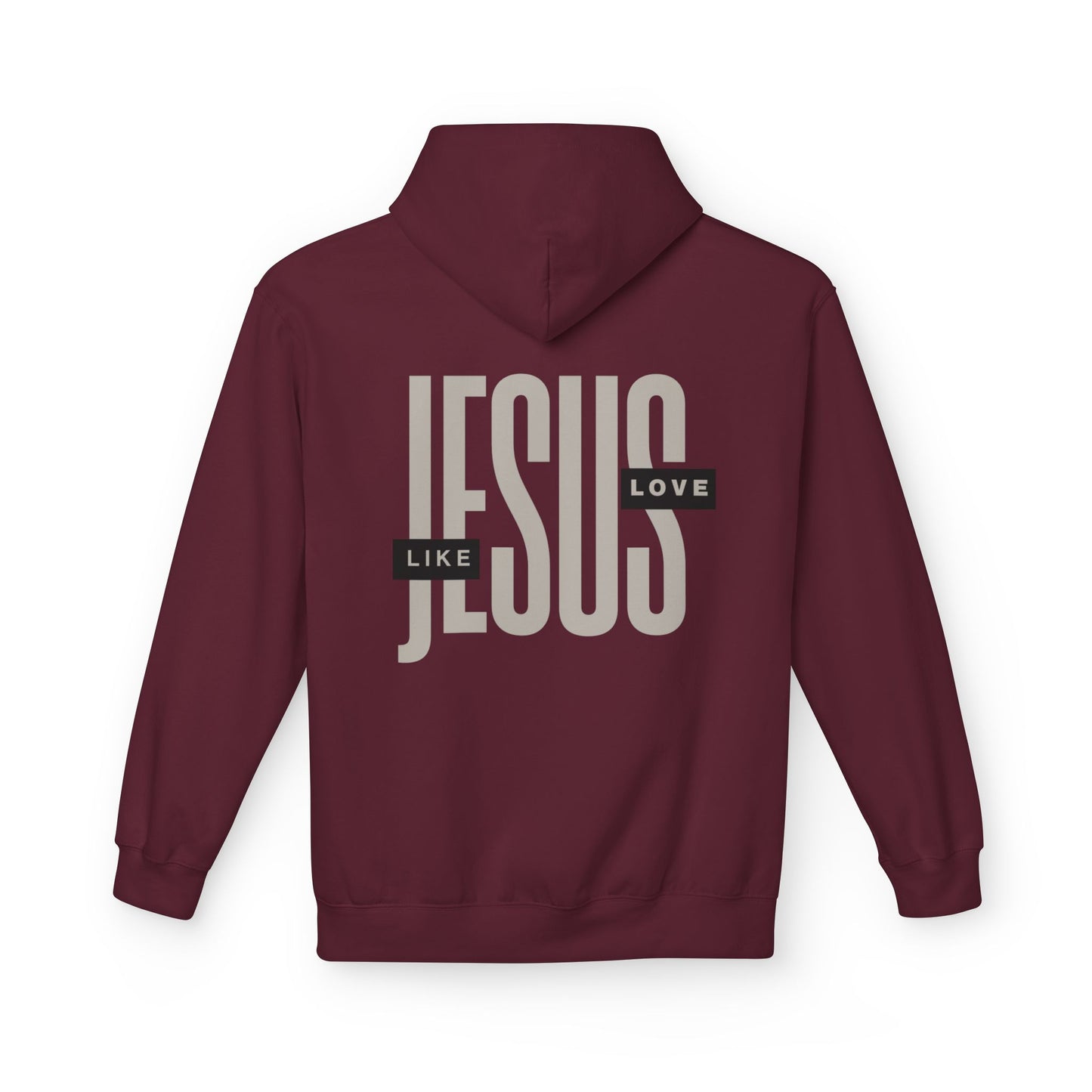 Jesus Love Hoodie — "Like" Graphic Faith Pullover