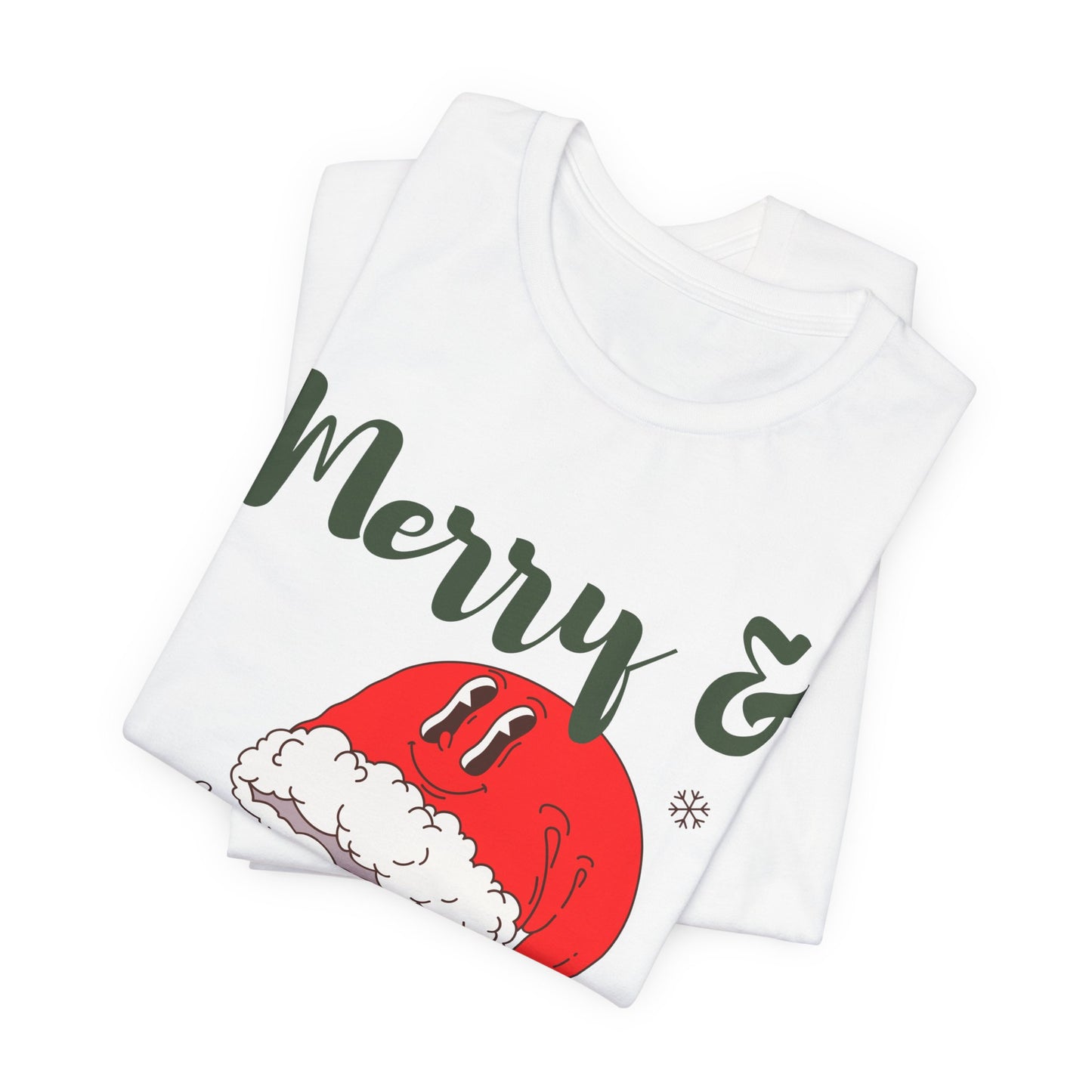 Merry & Blessed (Unisex Holiday Tee)