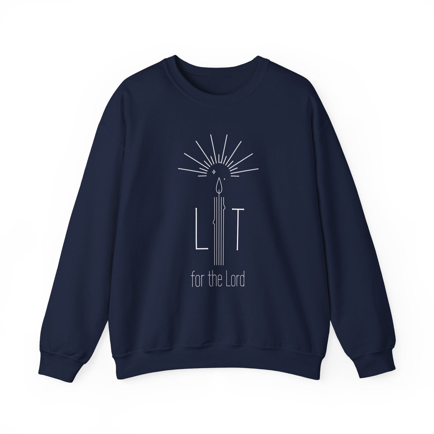 Lit for the Lord (Unisex Heavy Blend™ Crewneck Sweatshirt)