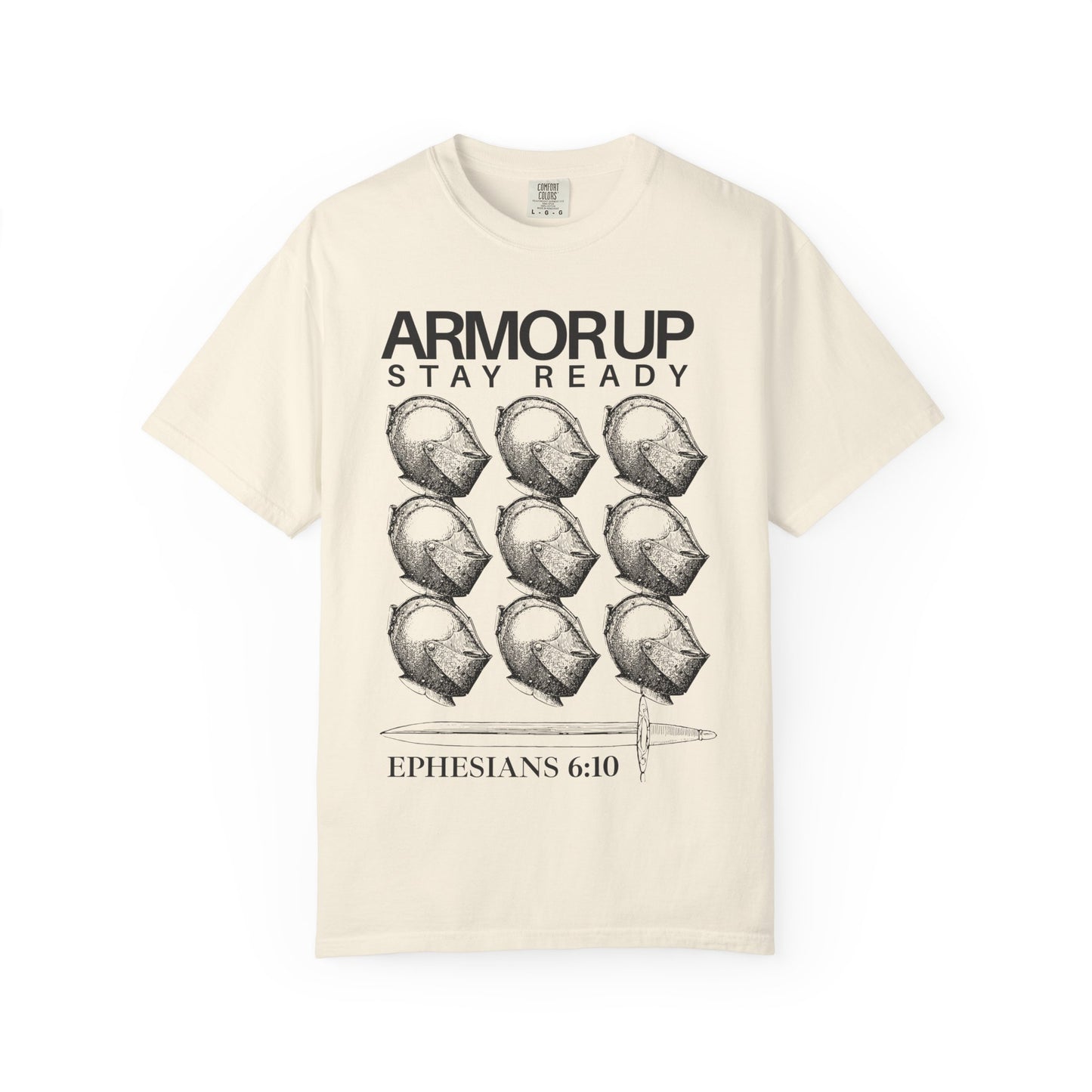 Armor Up (Unisex Garment-Dyed T-shirt)