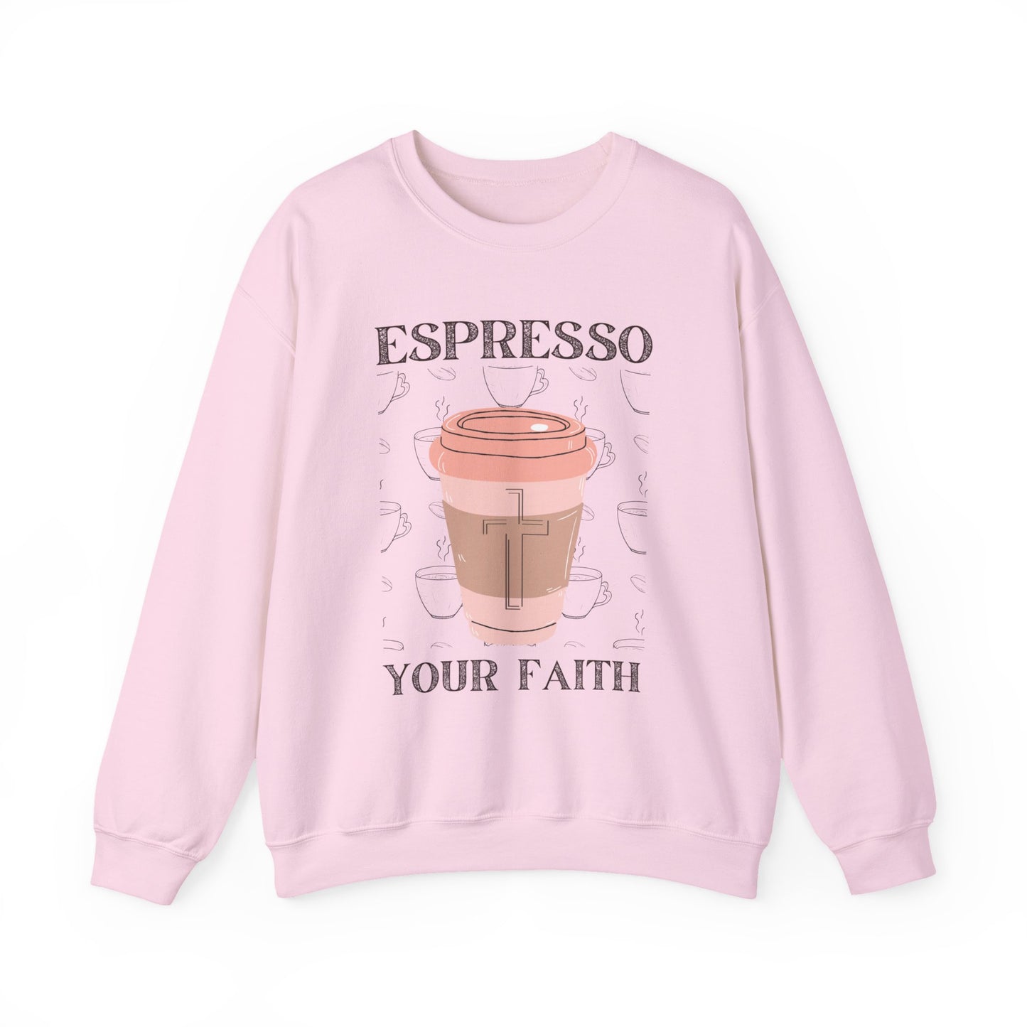 Espresso Your Faith (Unisex Heavy Blend™ Crewneck Sweatshirt)