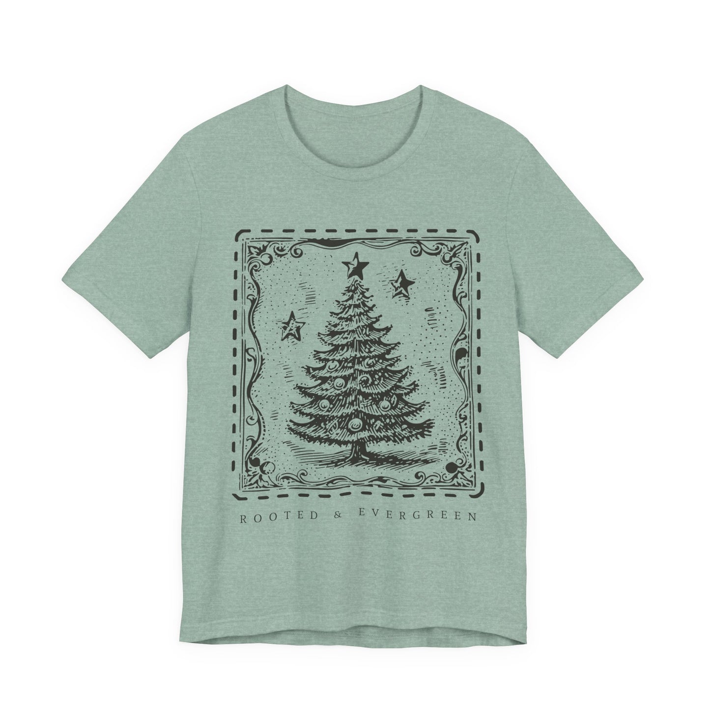 Evergreen Christmas Tree (Unisex Jersey Short Sleeve)