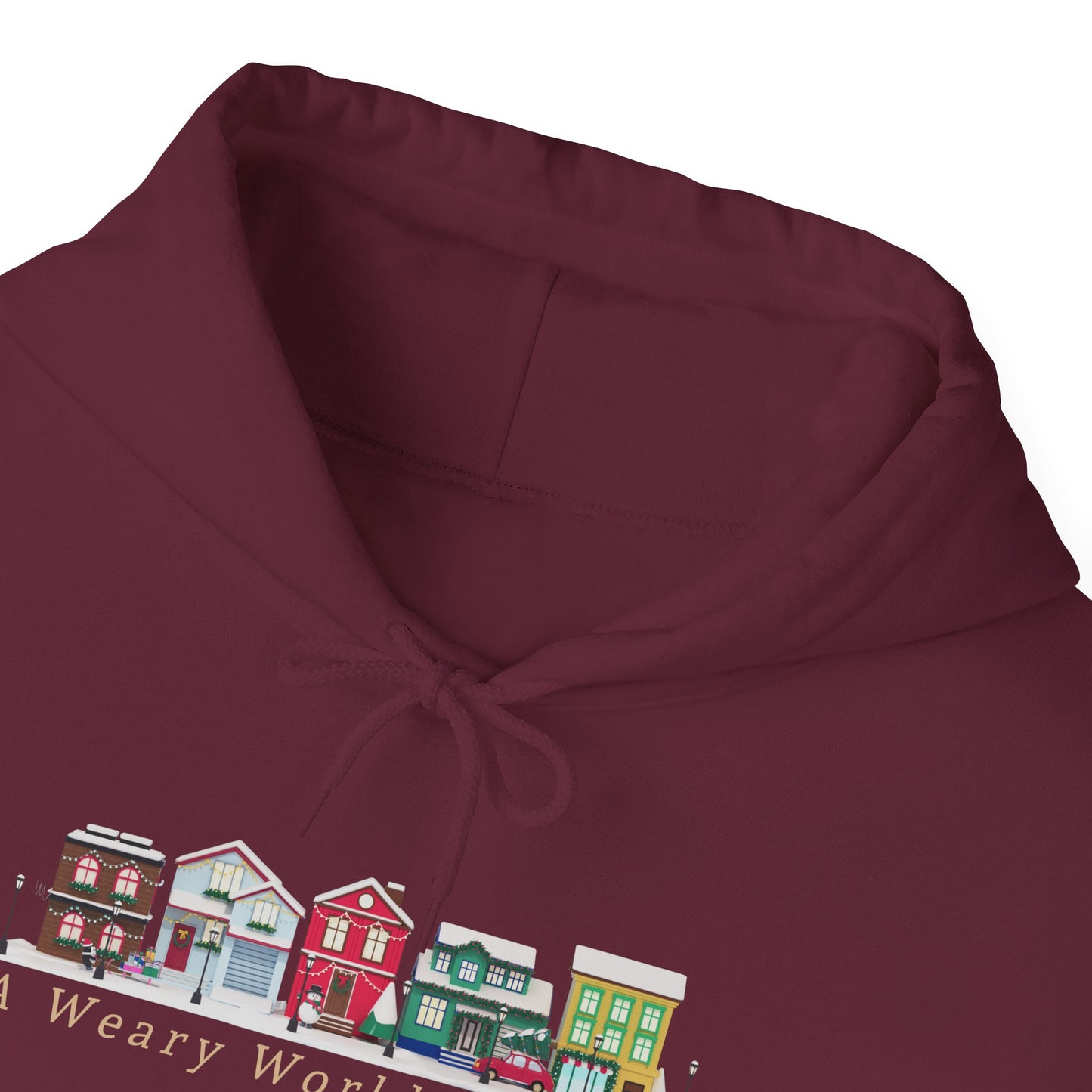 A Weary World Rejoices (Unisex Heavy Blend Hoodie)