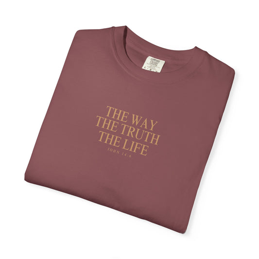 Religious Tee — "The Way The Truth The Life" Christian T-Shirt