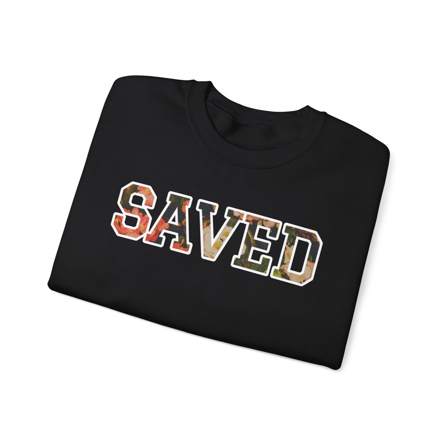 SAVED (Unisex Heavy Blend™ Crewneck Sweatshirt)