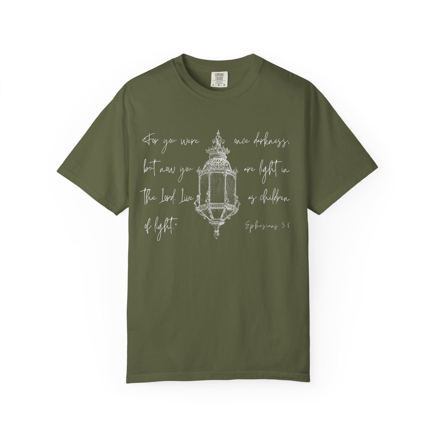 Light in the Lord (Unisex Garment-Dyed T-shirt)