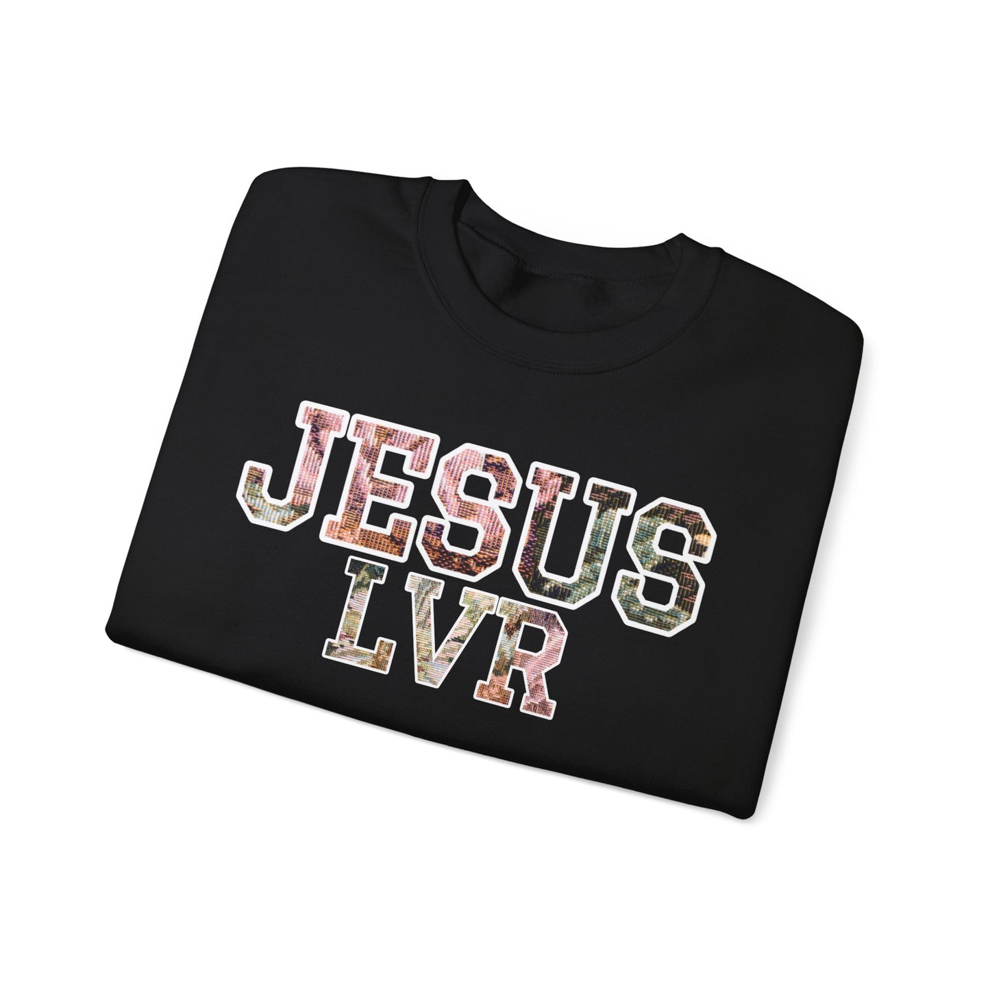 JESUS LVR (Unisex Heavy Blend™ Crewneck Sweatshirt)