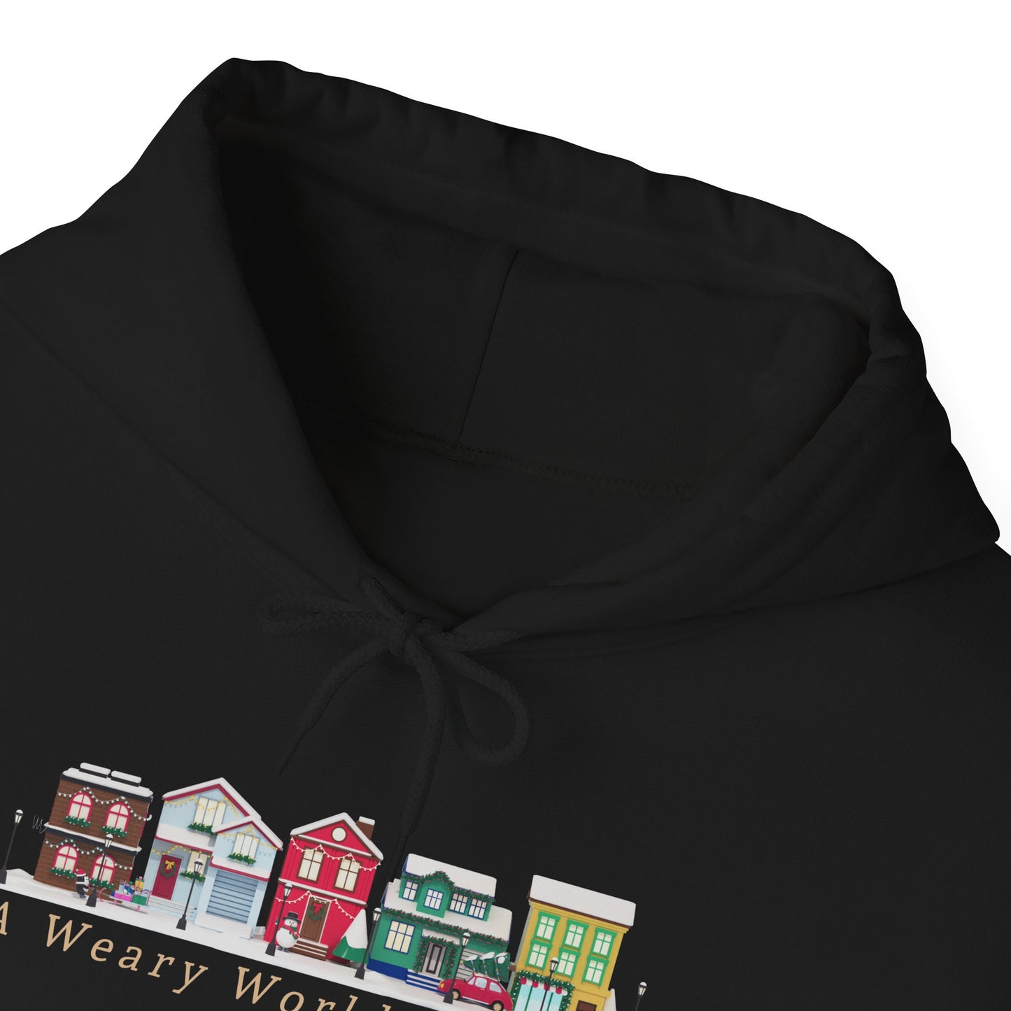 A Weary World Rejoices (Unisex Heavy Blend Hoodie)