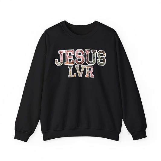JESUS LVR (Unisex Heavy Blend™ Crewneck Sweatshirt)