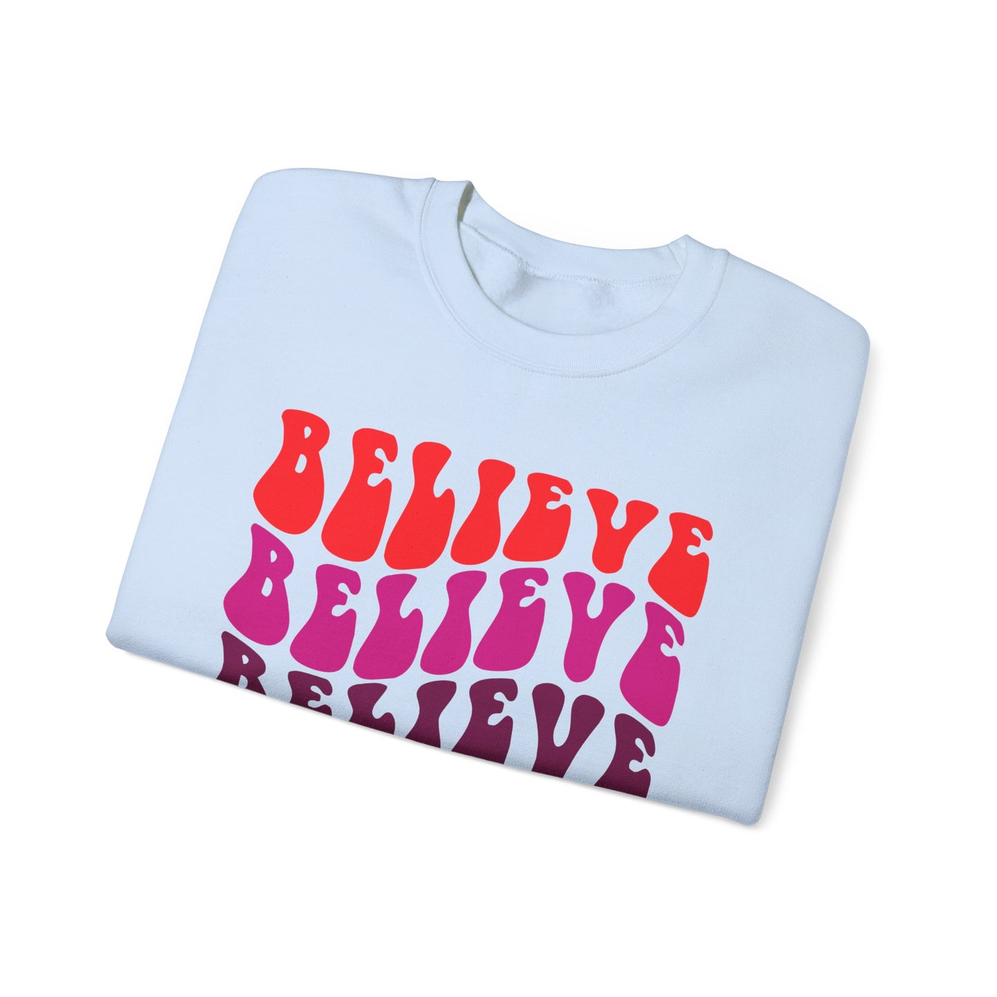 Believe (Unisex Heavy Blend™ Crewneck)