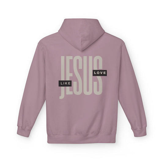 Jesus Love Hoodie — "Like" Graphic Faith Pullover