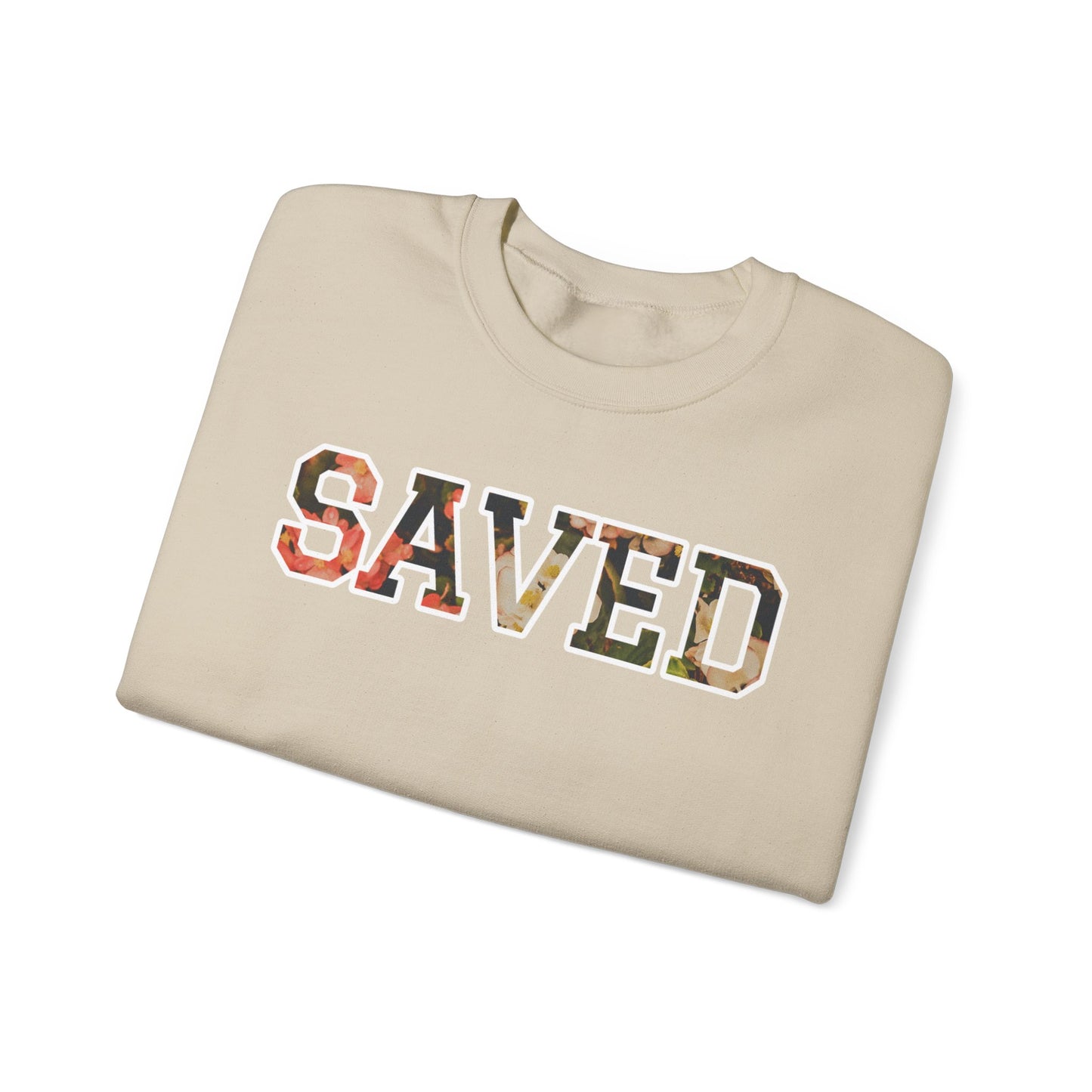 SAVED (Unisex Heavy Blend™ Crewneck Sweatshirt)