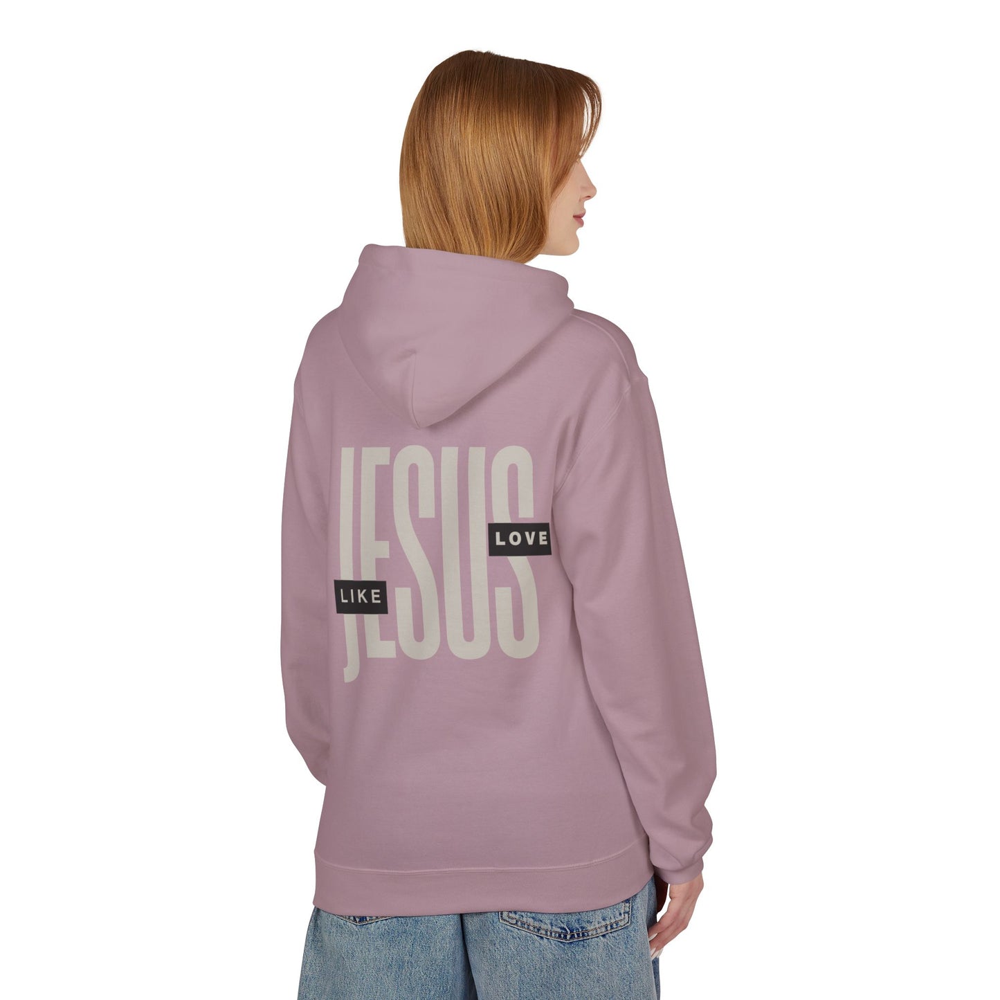 Jesus Love Hoodie — "Like" Graphic Faith Pullover