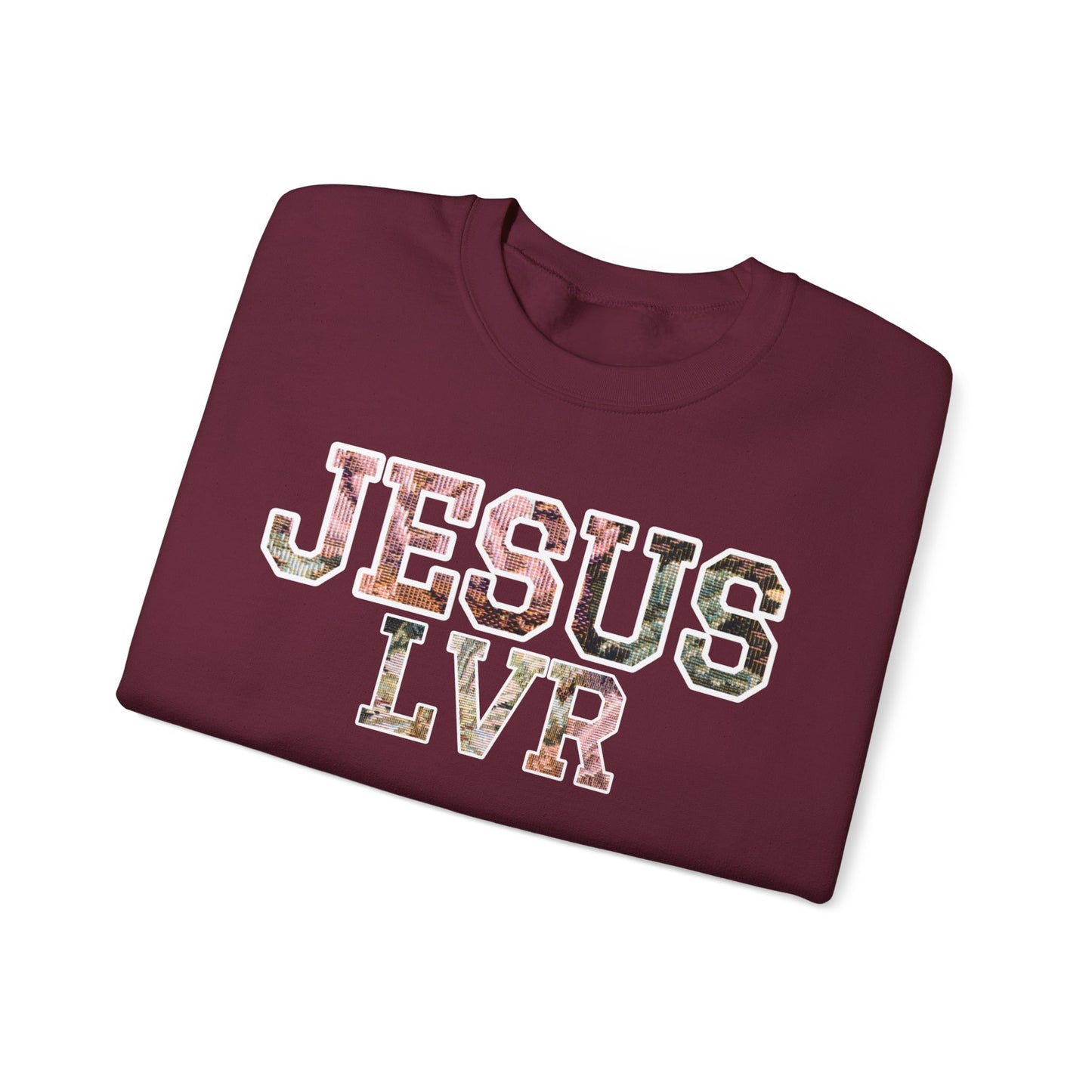 JESUS LVR (Unisex Heavy Blend™ Crewneck Sweatshirt)