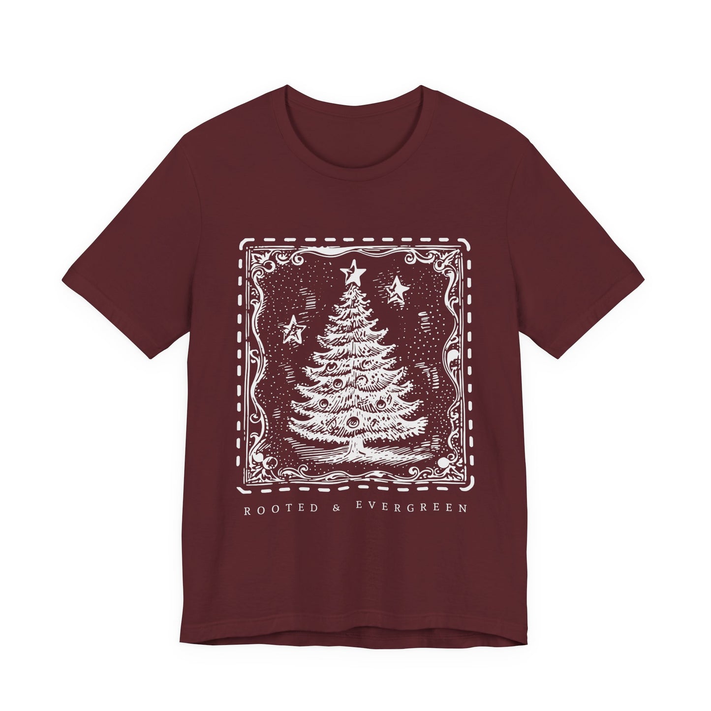 Evergreen Christmas Tree (Unisex Jersey Short Sleeve)