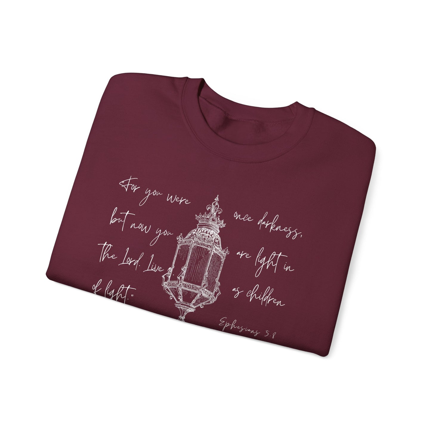 Light in the Lord (Unisex Heavy Blend™ Crewneck Sweatshirt)